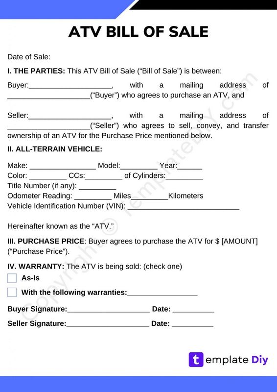 How to Create a Proof Of Sale for a Motorbike