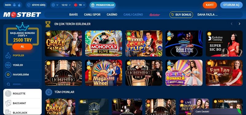 Mostbet Bonus